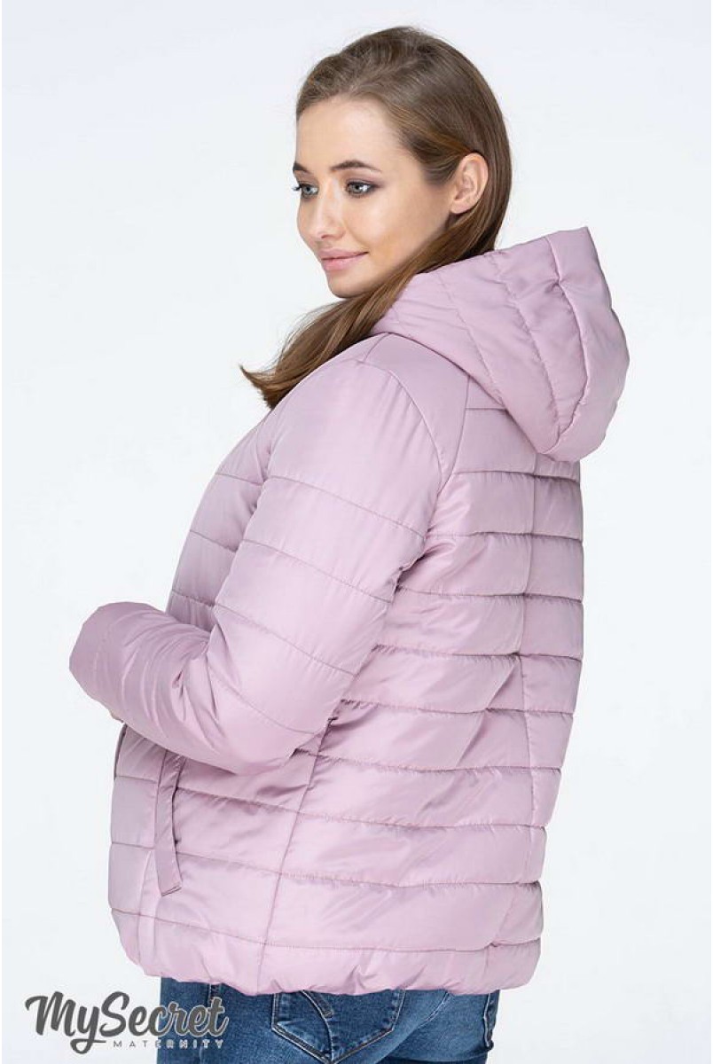 Демисезонная куртка Marais серо-розовый для беременных