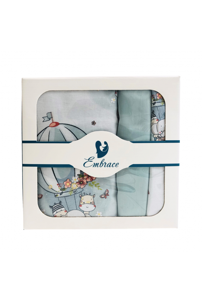 Комплект детского постельного белья Embrace Зверушки на воздушных шарах