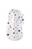 Пеленка кокон с начесом Месяц и звезды