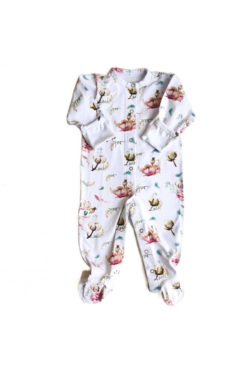 Чоловічок Бавовна з квітами