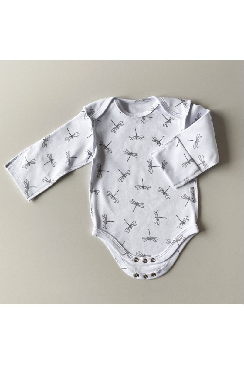 Набор боди с длинным рукавом для детей Boonyx Abstract Bright+Fly Organic