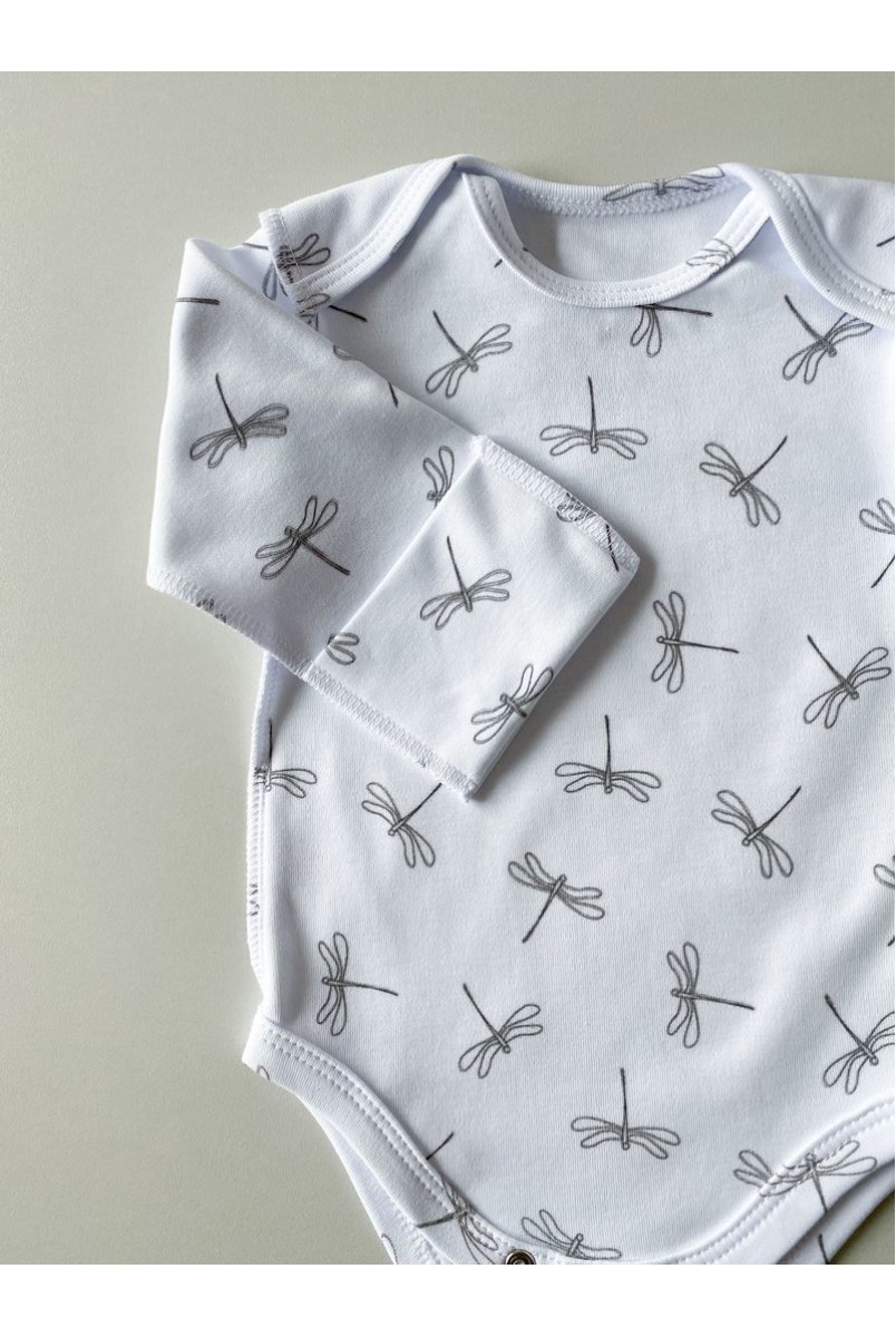 Боди с длинным рукавом для детей Boonyx Fly Organic