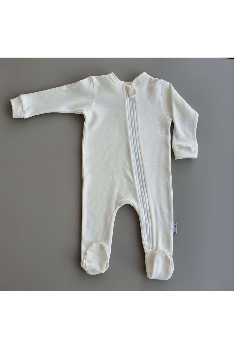 Комплект: Слип/человечек + Боди с коротким рукавом "Basic Milk"