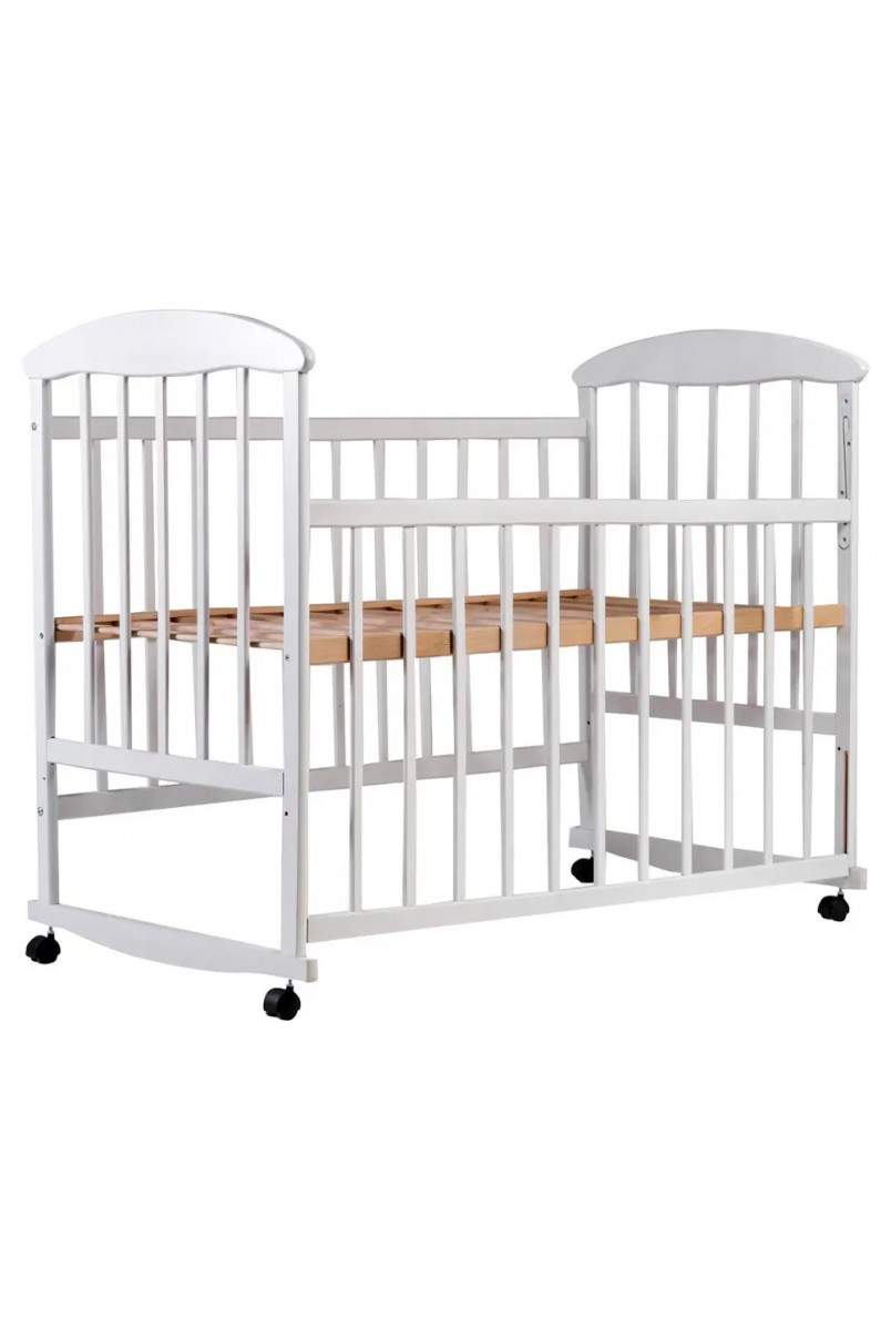 Детская кроватка Наталка Белая 120x60 см
