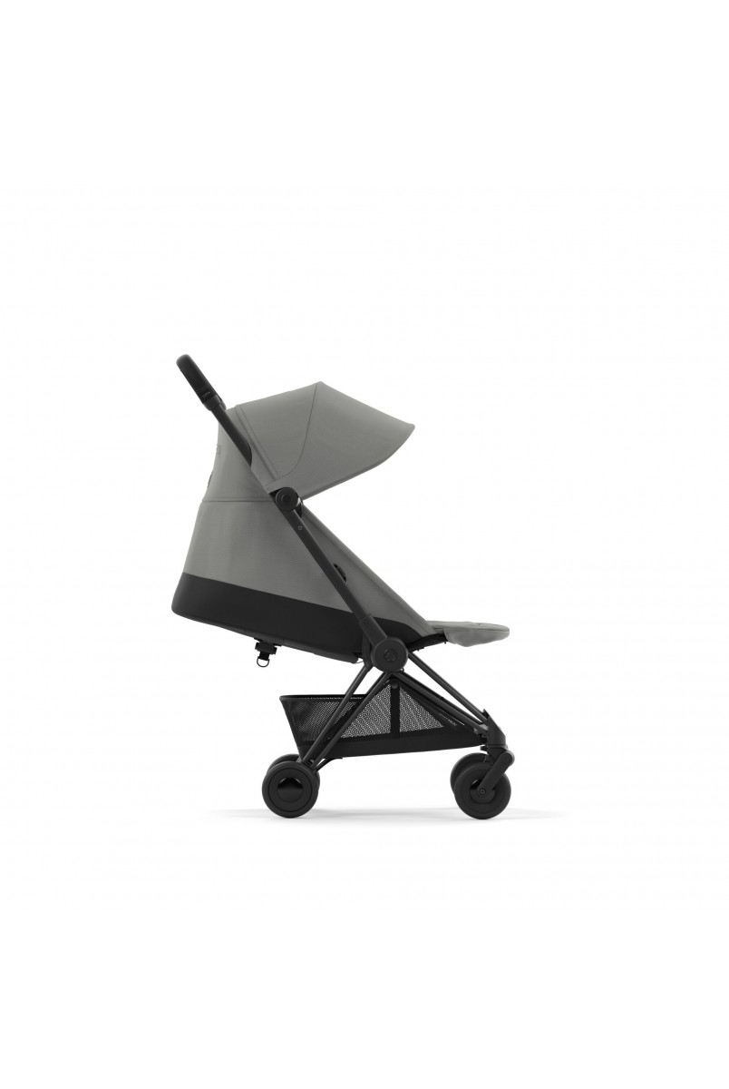 Коляска Coya Matt Black Mirage Grey