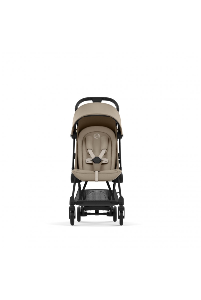 Коляска Coya Matt Black Cozy Beige