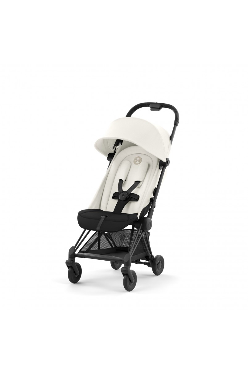 Коляска Coya Matt Black Off White