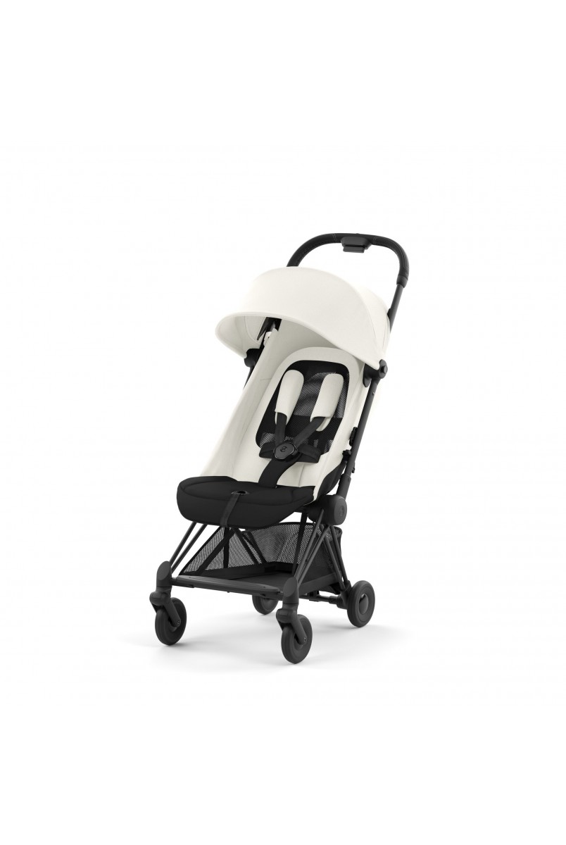 Коляска Coya Matt Black Off White