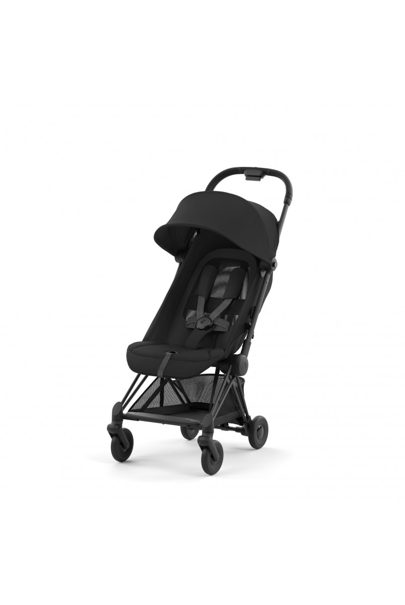 Коляска Coya Matt Black Sepia Black
