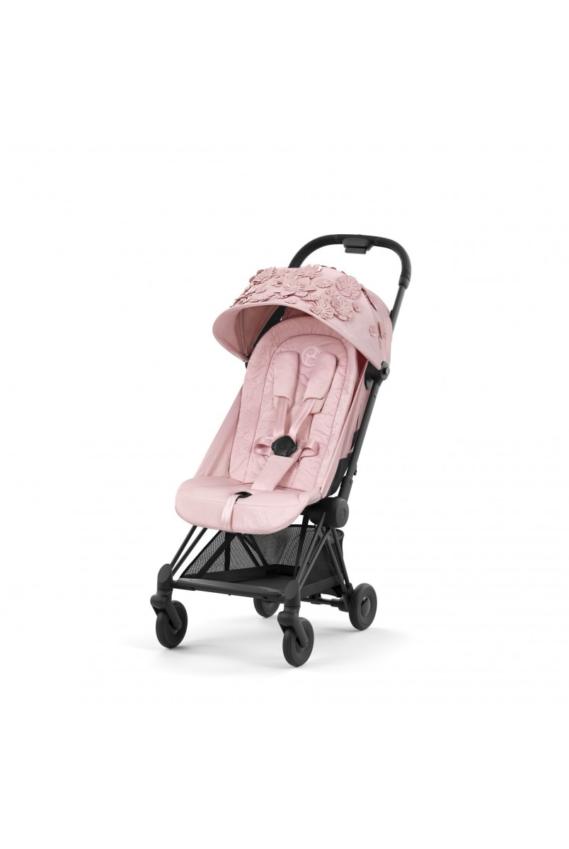 Коляска Coya Simply Flowers Pink