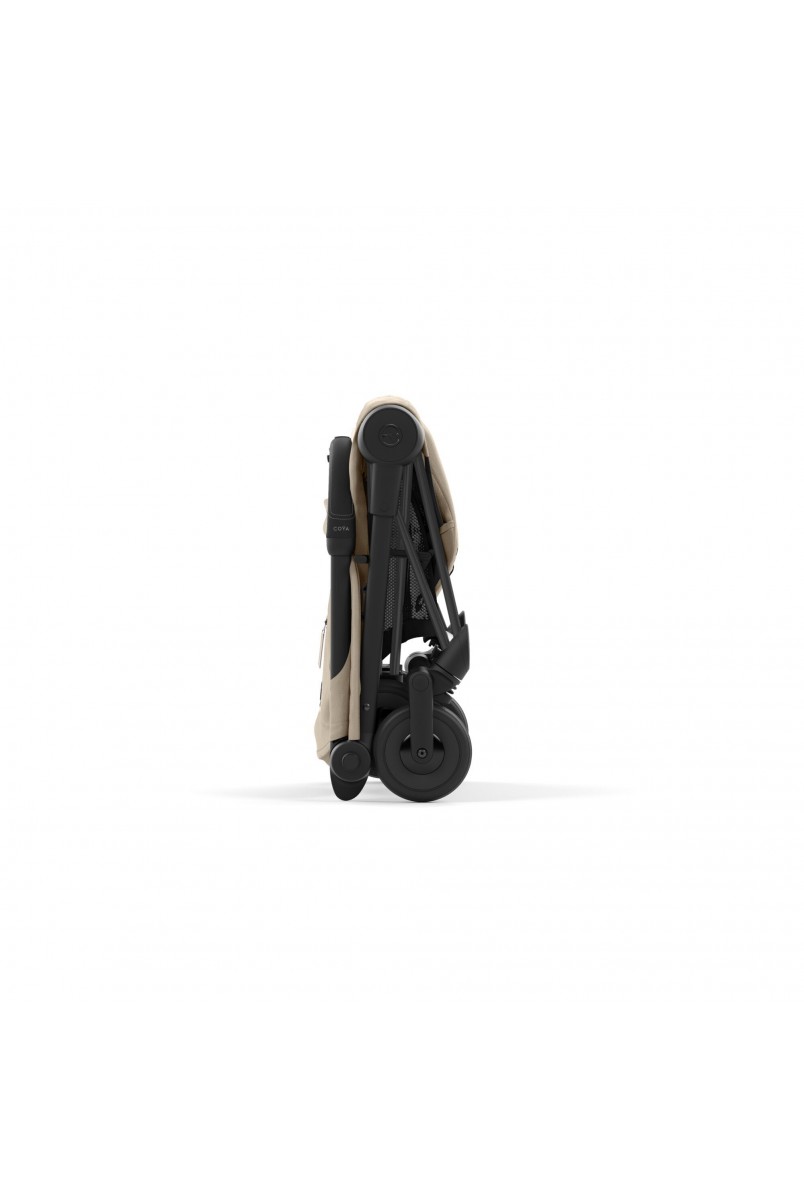 Коляска Coya Matt Black Cozy Beige