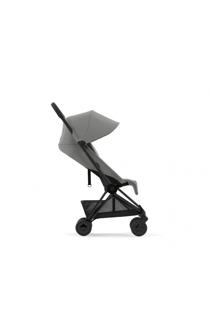 Коляска Coya Matt Black Mirage Grey