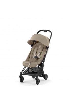 Коляска Coya Matt Black Cozy Beige
