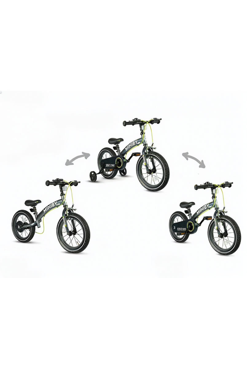 Велосипед - біговел Miniby 3в1 Green