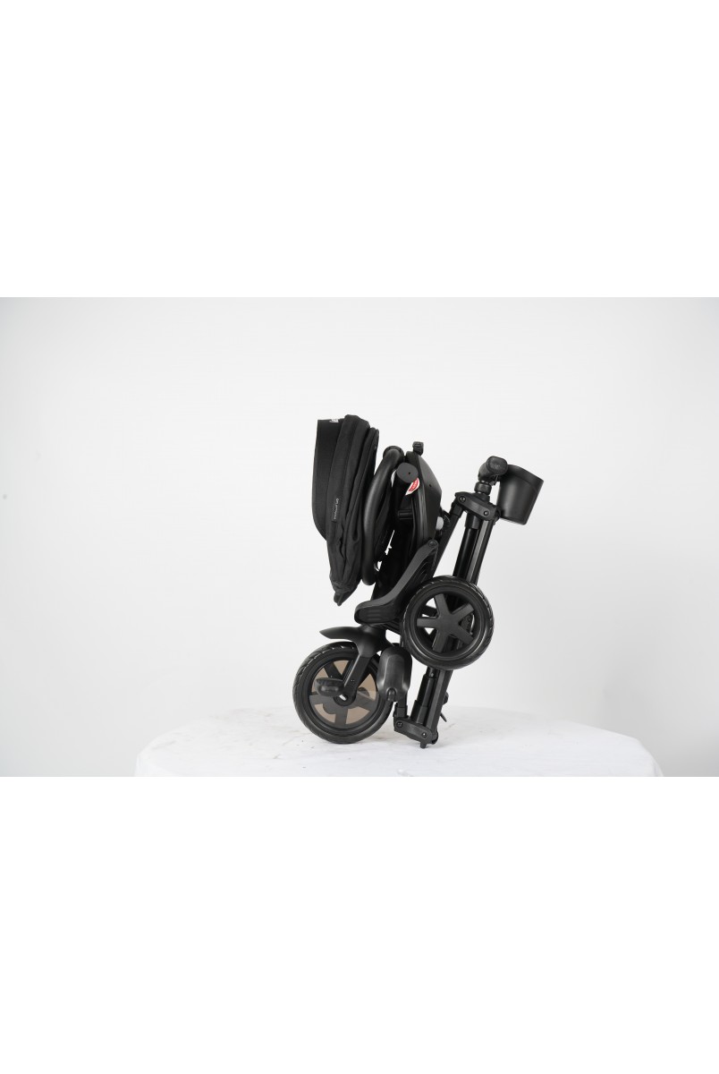 Велосипед складаний триколісний дитячий Nova Niello Black