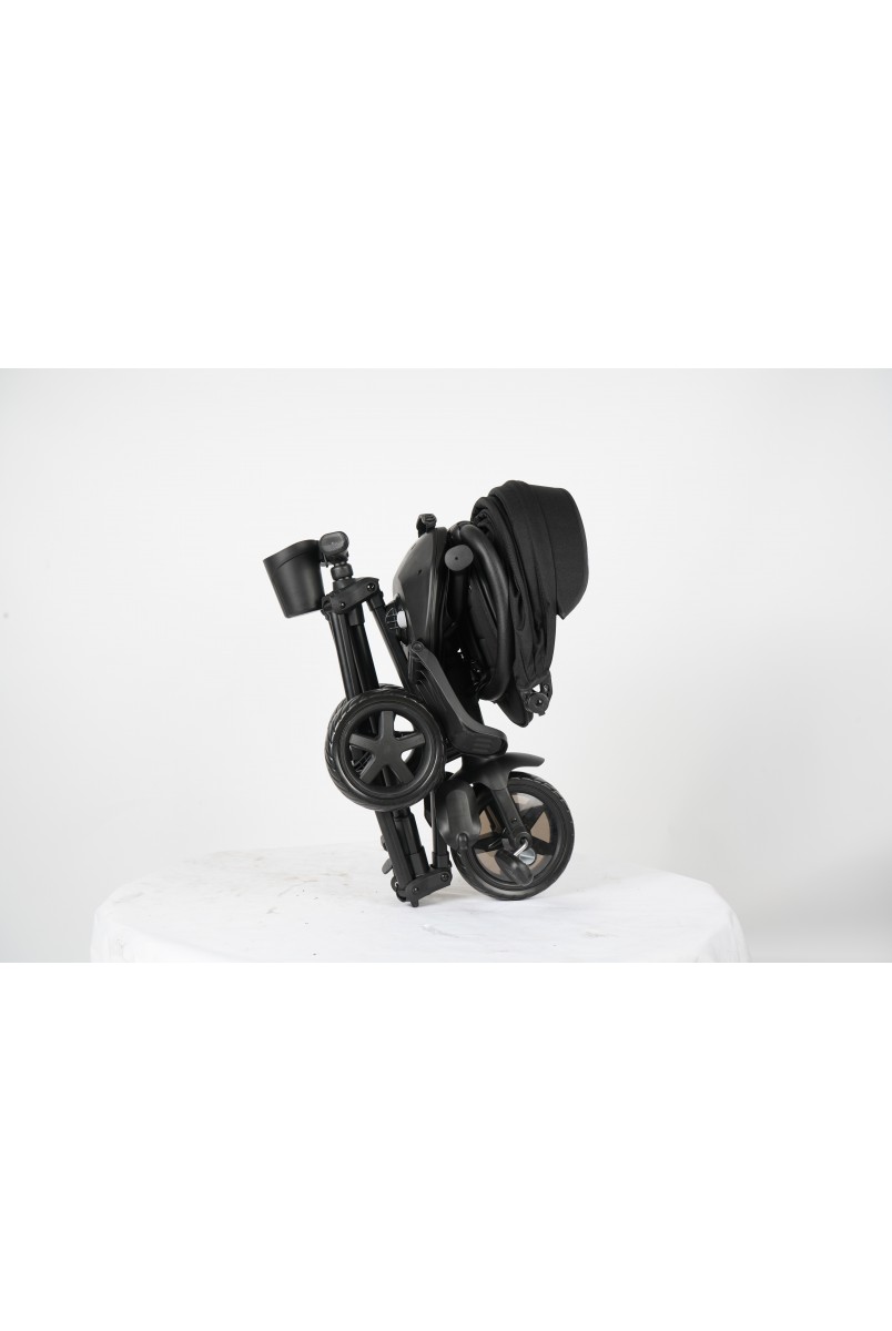 Велосипед складаний триколісний дитячий Nova Niello Black