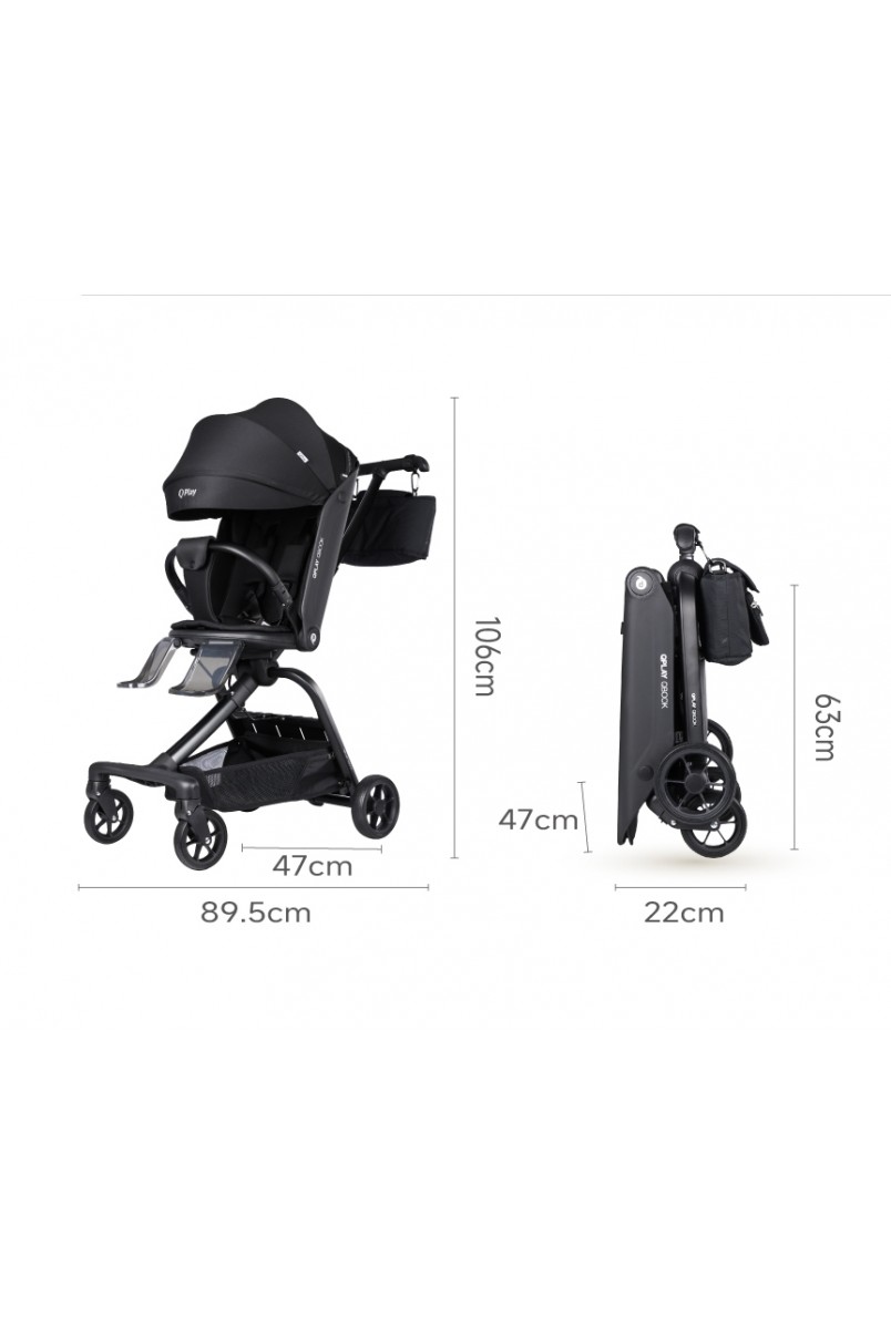 Коляска QBOOK Black