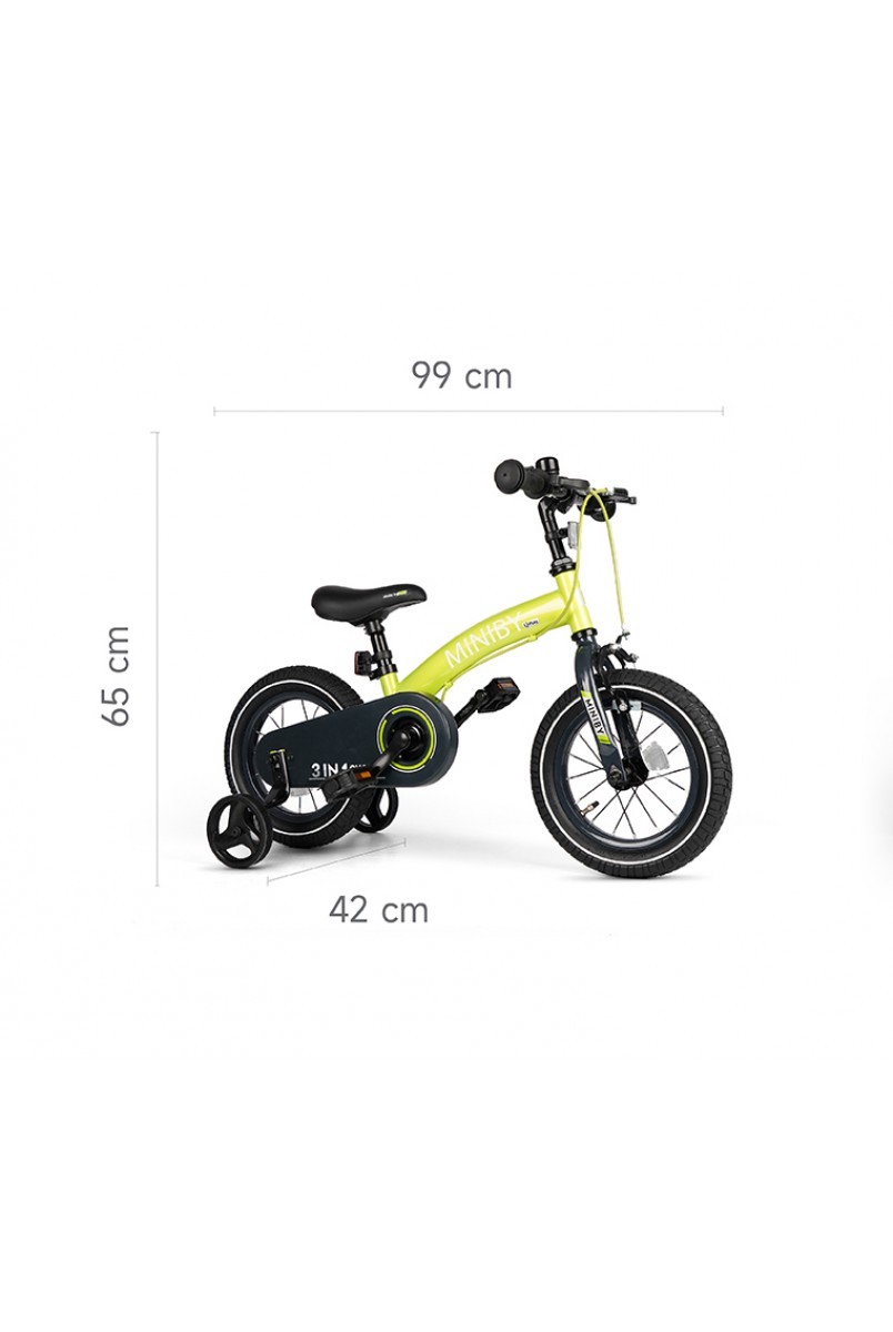 Велосипед - біговел Miniby 3в1 Green