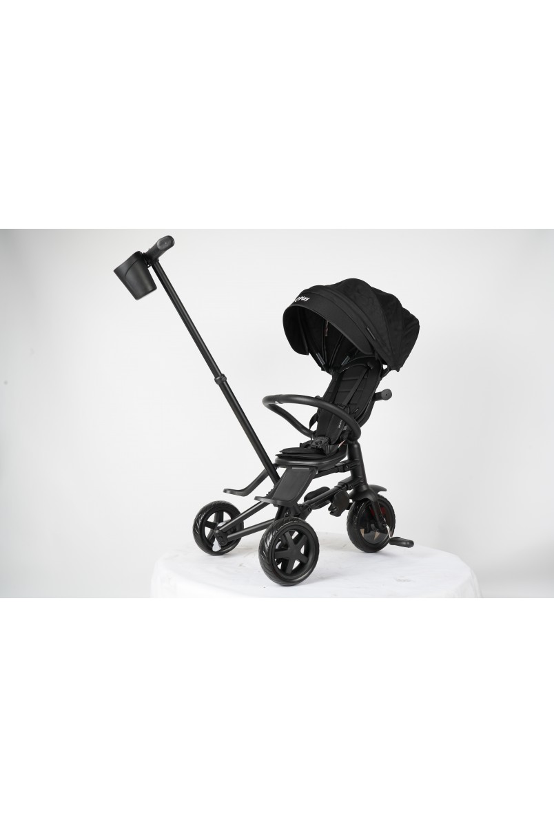 Велосипед складаний триколісний дитячий Nova Niello Black