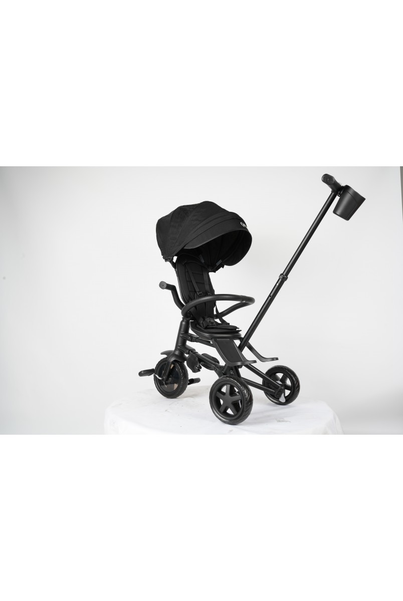 Велосипед складаний триколісний дитячий Nova Niello Black