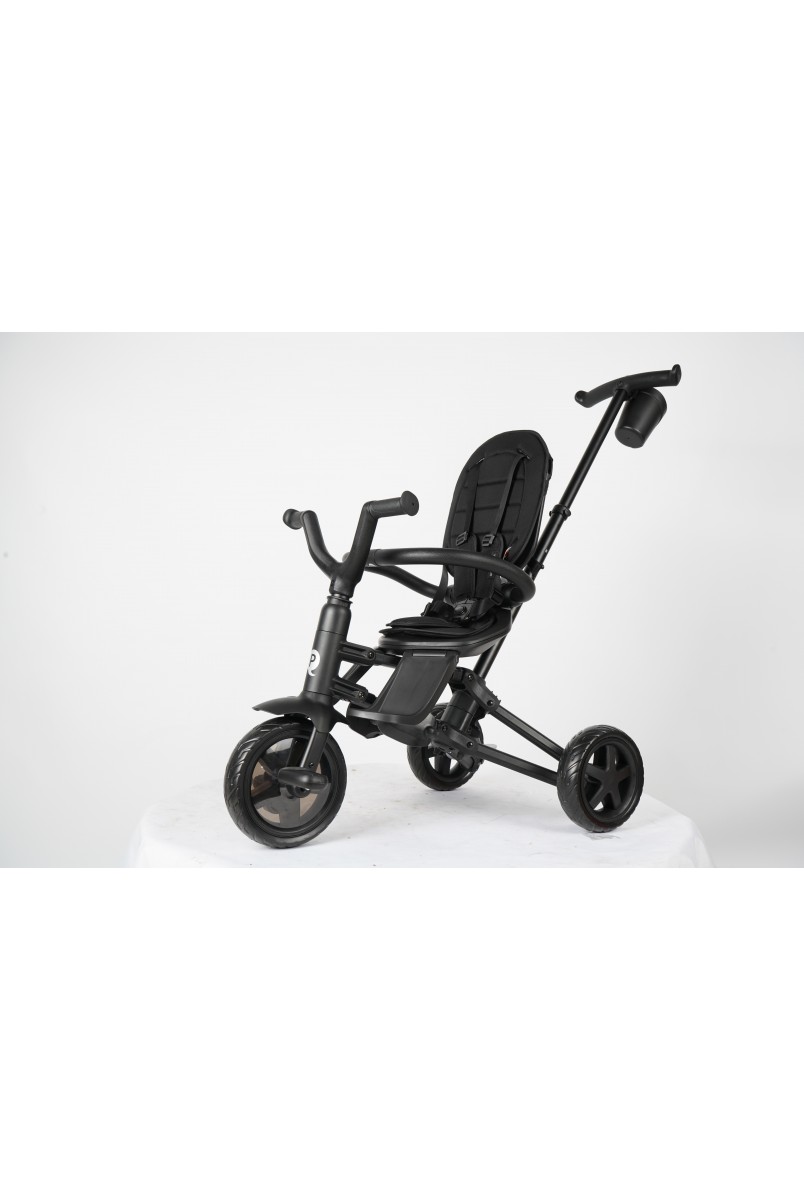 Велосипед складаний триколісний дитячий Nova Niello Black