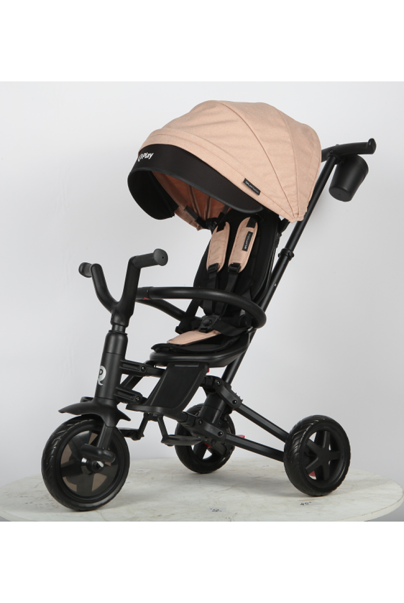 Велосипед складаний триколісний дитячий Nova Niello Beige
