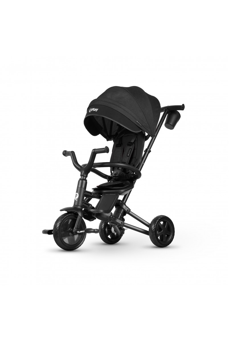 Велосипед складаний триколісний дитячий Nova Niello Black