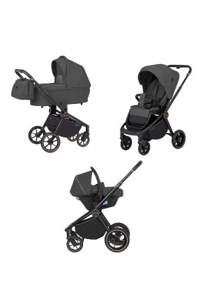 Коляска універсальна CARRELLO Epica CRL-8511/1 (3in1) Iron Grey 2024 /1/