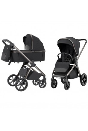 Коляска універсальна CARRELLO Omega CRL-6530/1 (2in1) Absolute Black /1/