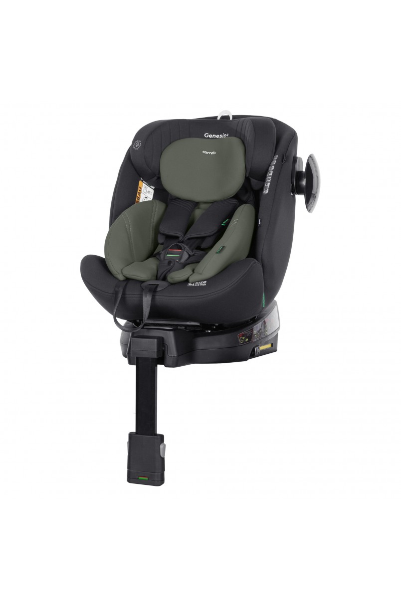 Автокрісло CARRELLO Genesis+ CRL-12807 Beetle Green i-Size 40-150см ISOFIX, поворот, опор.стійка /1/