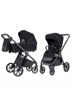 Коляска універсальна CARRELLO Omega CRL-6540/1 Cosmo Black (2in1) + adapters  /1/