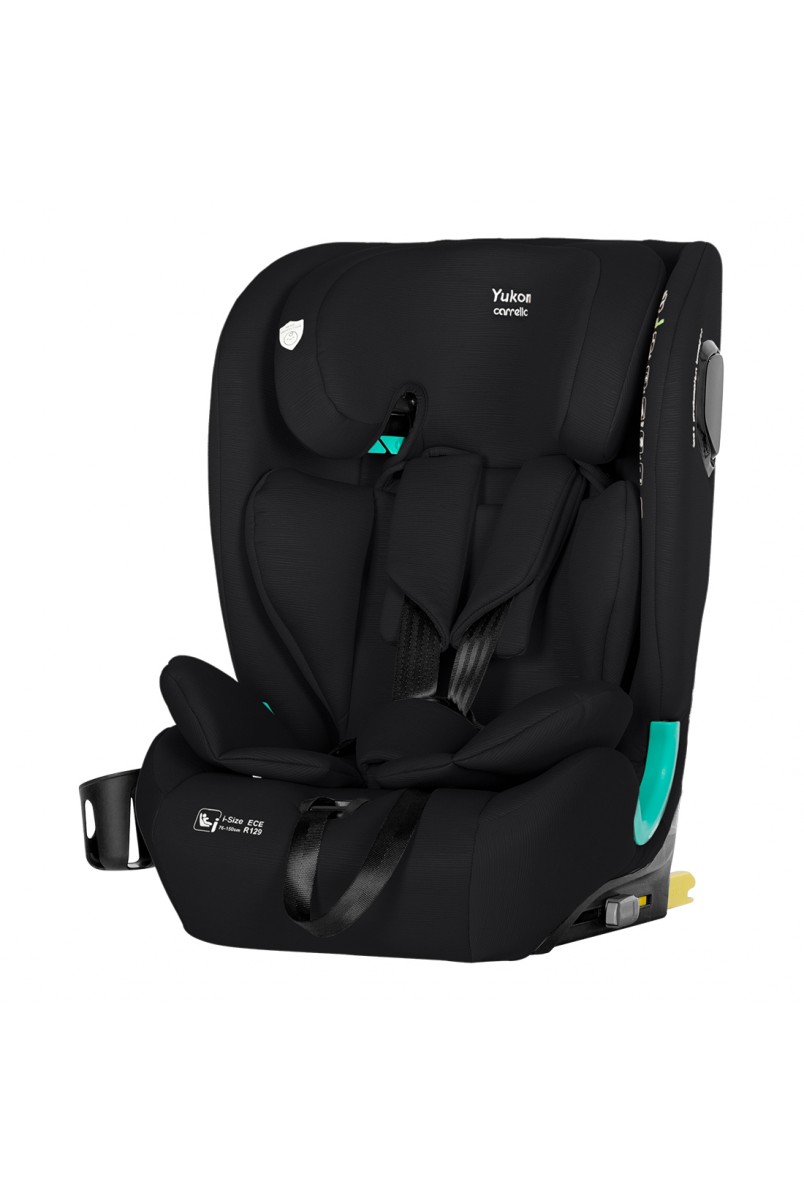 Автокрісло CARRELLO Yukon CRL-15808 Midnight Black i-Size 76-150см ISOFIX з нахилом+підсклянник /1/