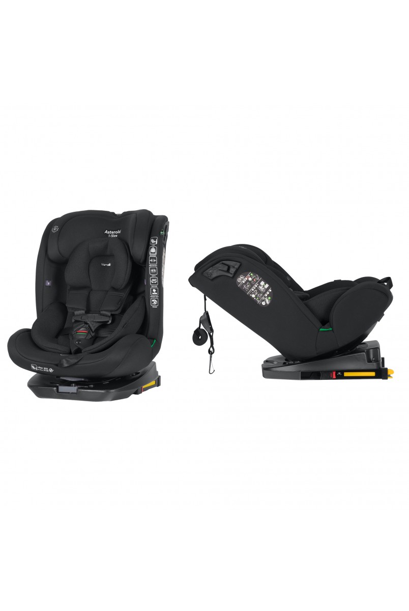 Автокрісло CARRELLO Asteroid i-Size CRL-17001 Space Black 40-150см ISOFIX, поворот /1/