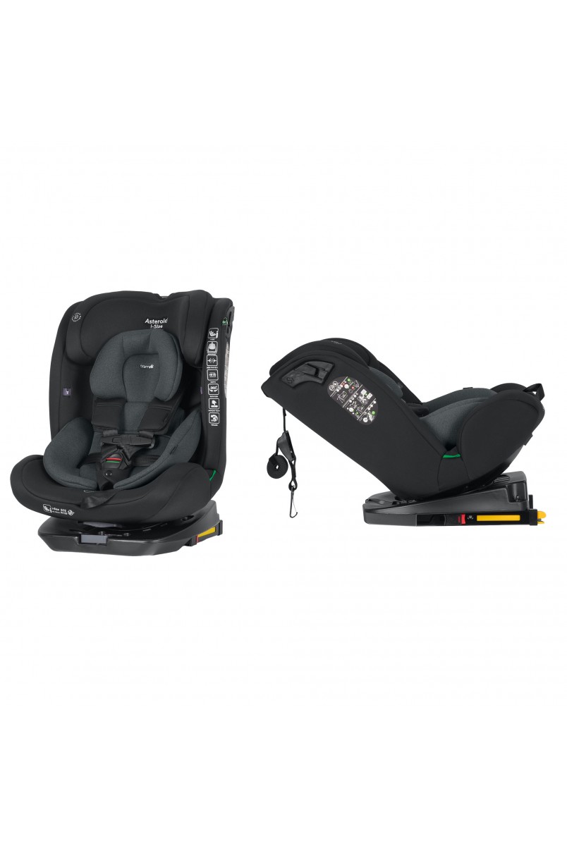 Автокрісло CARRELLO Asteroid i-Size CRL-17001 Magnet Gray 40-150см ISOFIX, поворот /1/