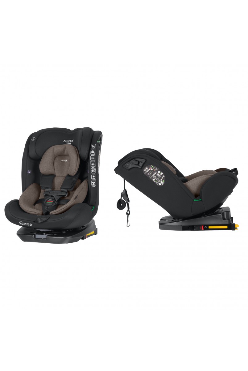 Автокрісло CARRELLO Asteroid i-Size CRL-17001 Lunar Beige 40-150см ISOFIX, поворот /1/
