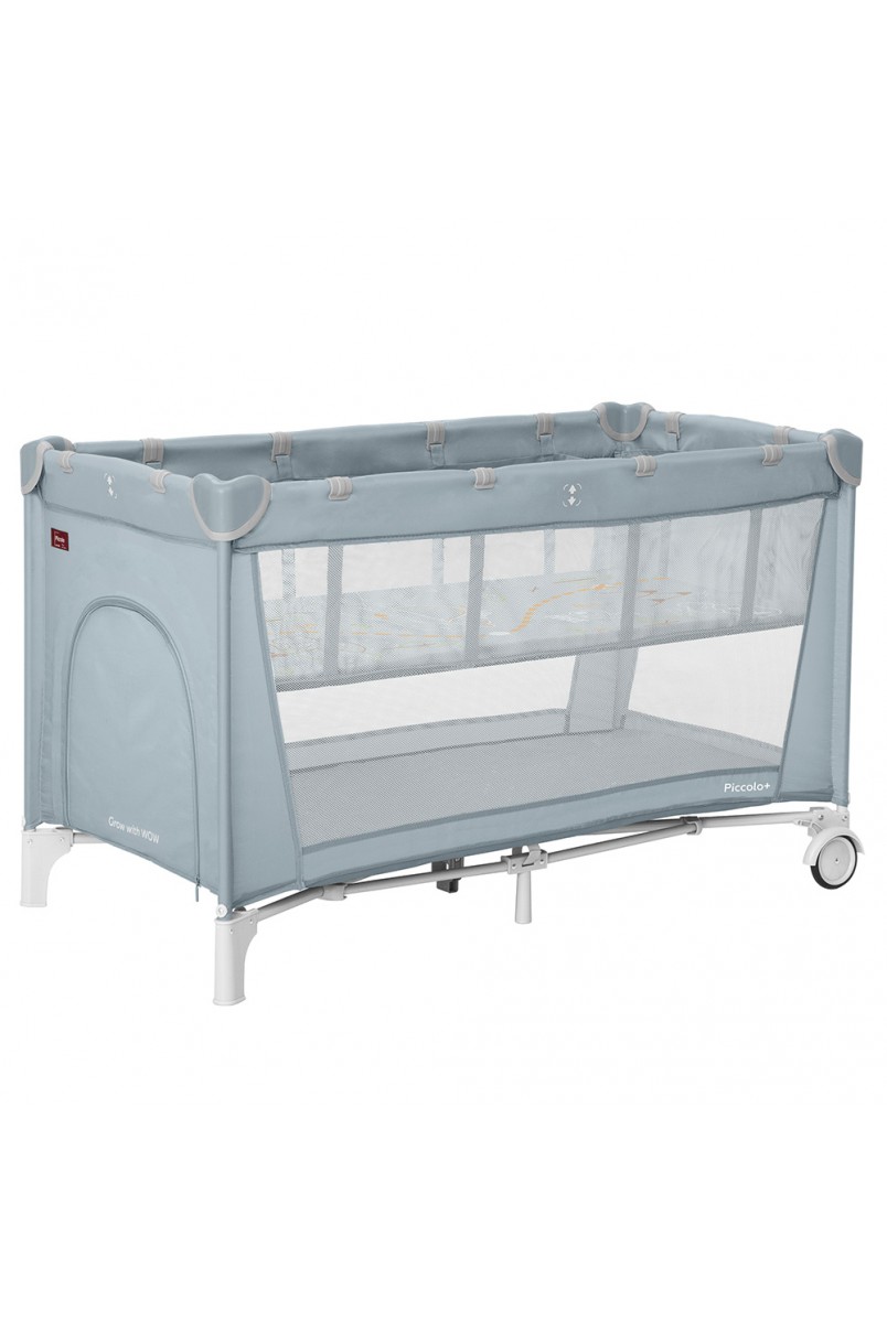 Манеж CARRELLO Piccolo+ CRL-18102 Ash Grey со вторым дном /1/ MOQ