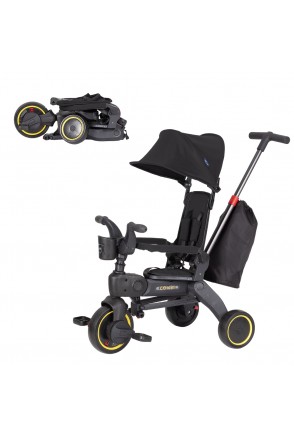 Велосипед триколісний TILLY COMBI T-392 BLACK /1/