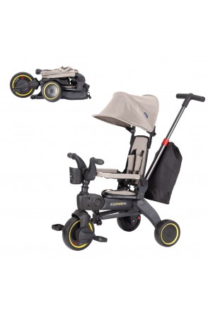 Велосипед триколісний TILLY COMBI T-392 BEIGE /1/