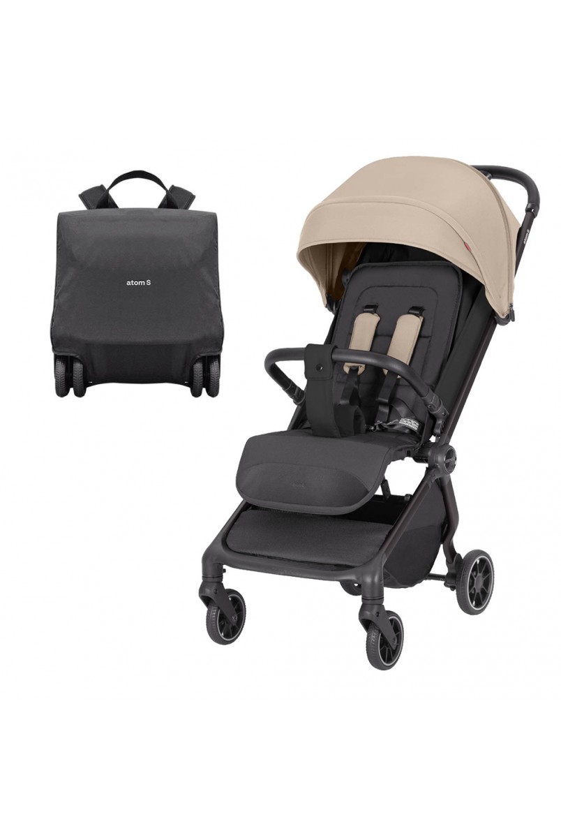 Прогулянкова коляска CARRELLO Atom S CRL-5526 Ceramic Beige /1/