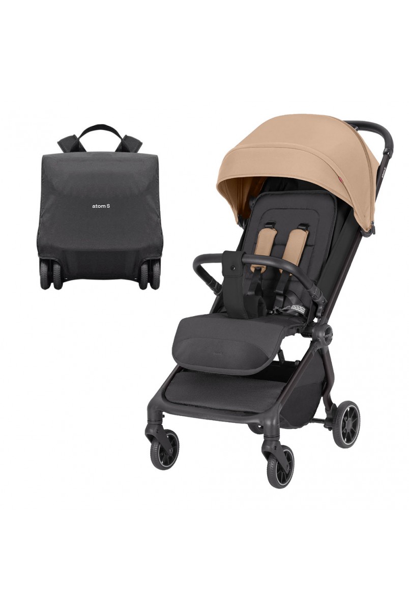 Прогулянкова коляска CARRELLO Atom S CRL-5526 Dawn Beige /1/