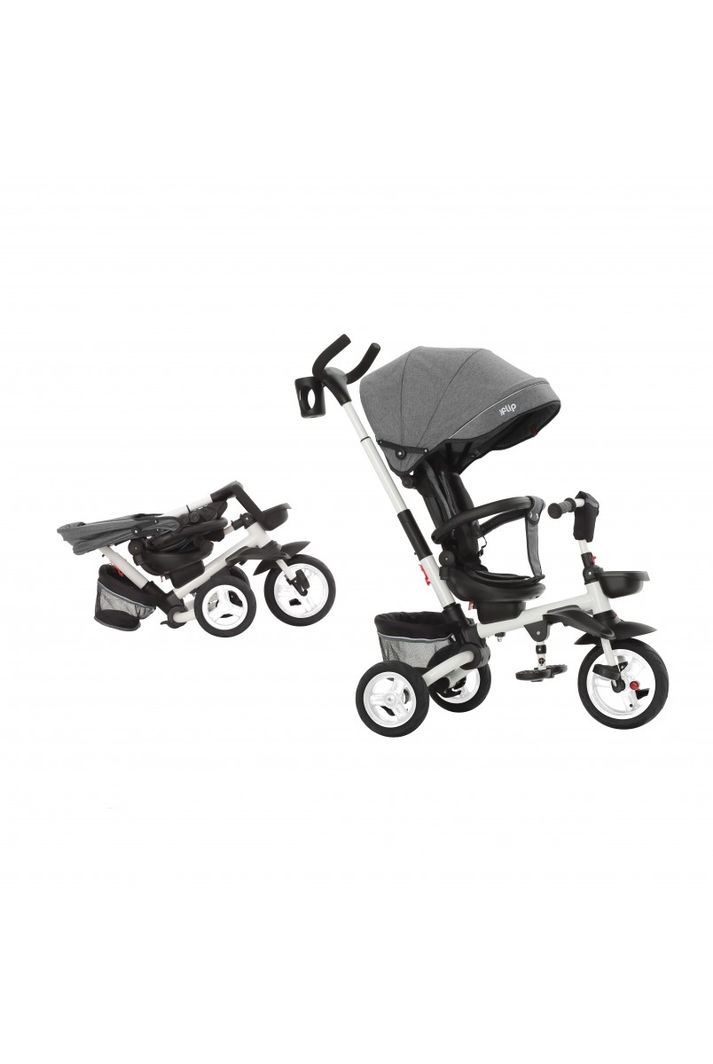 Велосипед триколісний TILLY FLIP T-390/1 Сірий/1/