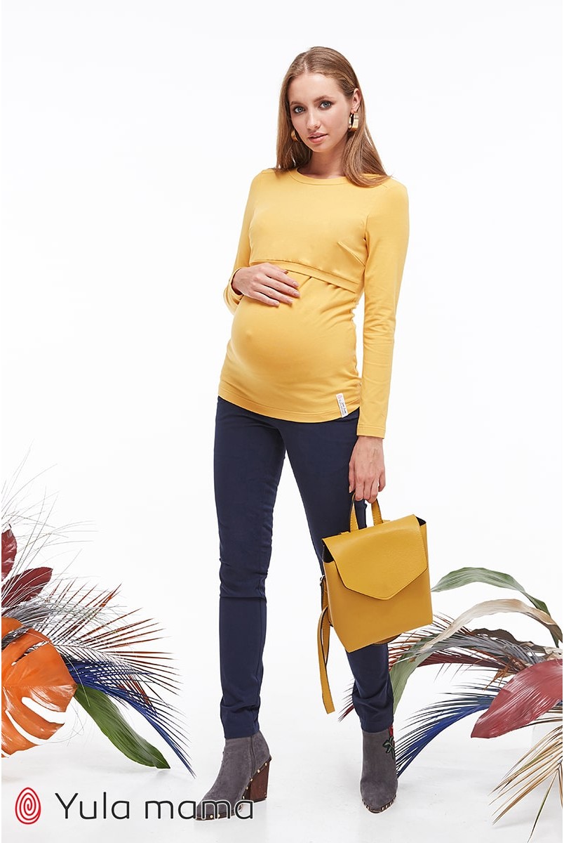Джинси для вагітних Prime Синій Yula mama