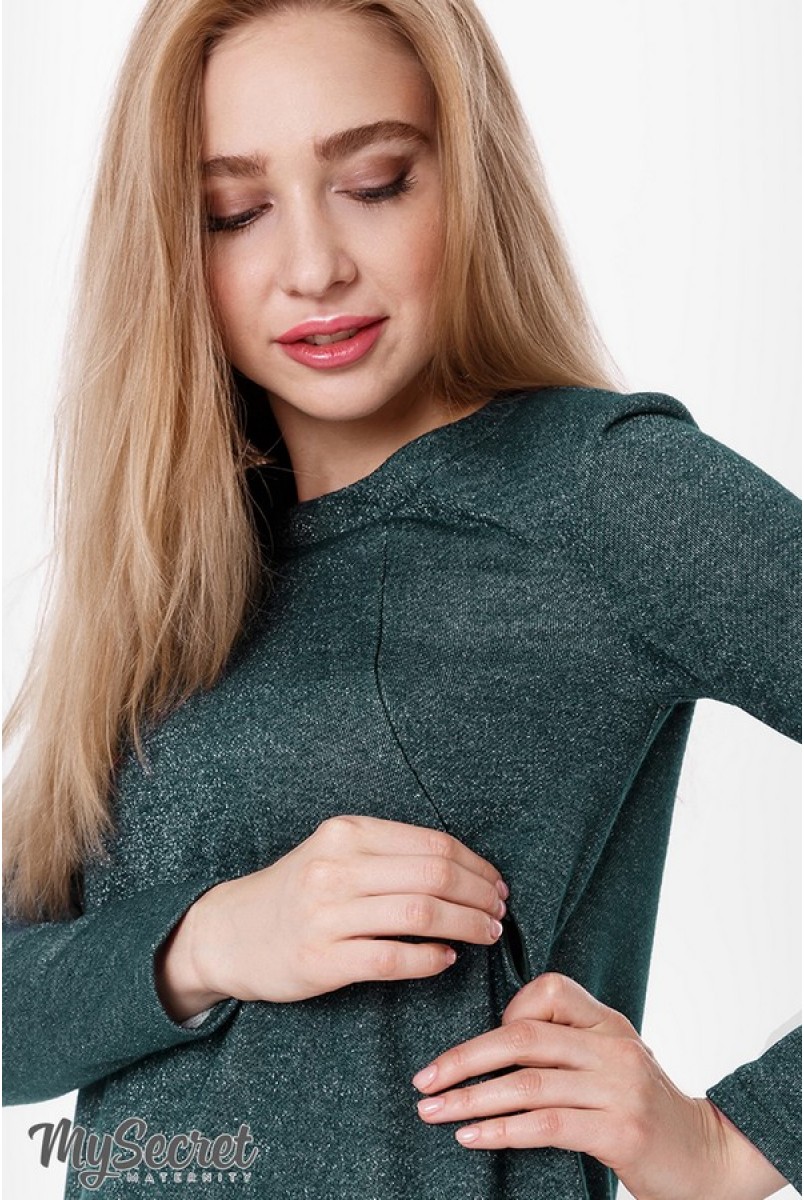 Плаття для вагітних та годуючих Ketty Зелений Yula Mama