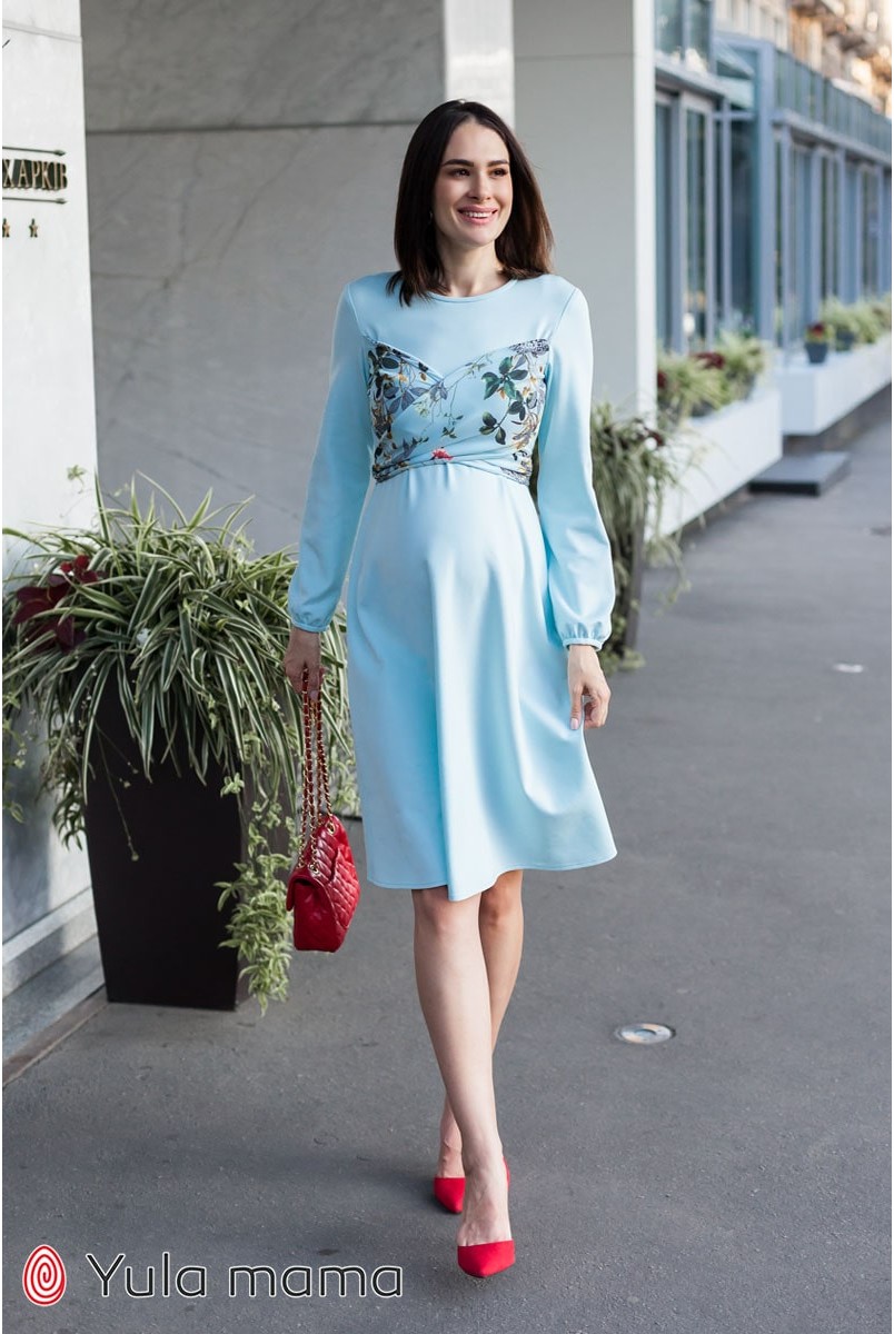 Плаття Magnolia Блакитний Yula Mama