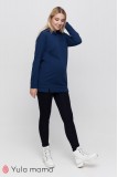 Брюки для беременных и кормящих Kristi warm темно-синий Yula Mama