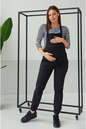 Комбинезон для беременных Wels черный Lullababe