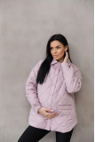 Демисезонная куртка-рубашка для беременных 2в1 Alabama - Пудровый Lullababe Демисезонная куртка-рубашка для беременных 2в1 Alabama - Пудровый Lullababe