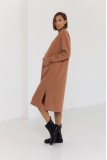 Плаття для вагітних та годуючих Maisie warm Коричневий Yula Mama