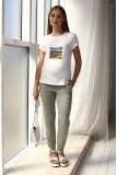 Брюки для беременных и кормящих Miro Зеленый Yula Mama