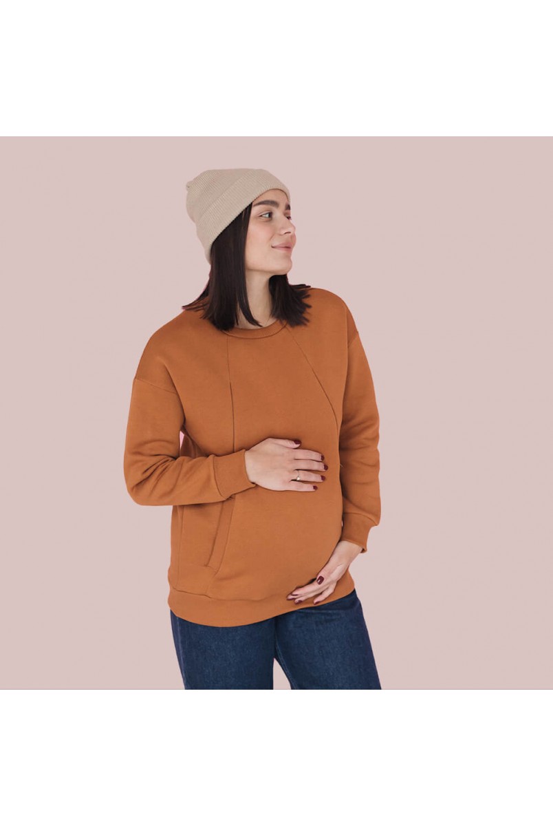 Світшот утеплений для вагітних та годуючих Каррі Love&Carry